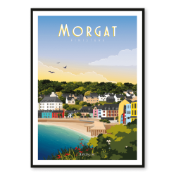 Affiche Morgat Finistère - Hortense