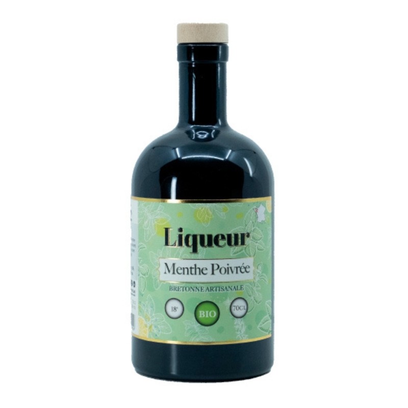 Liqueur Menthe Poivrée bio - Breizh'Cool