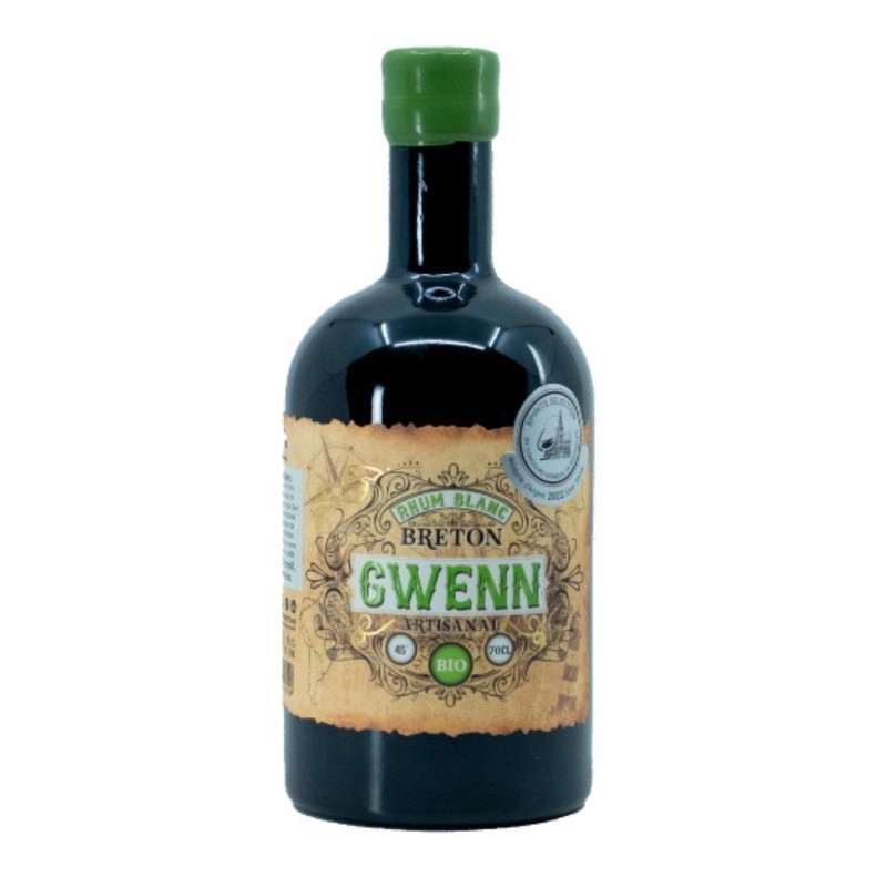 Rhum blanc GWENN 45° bio - Breizh'Cool