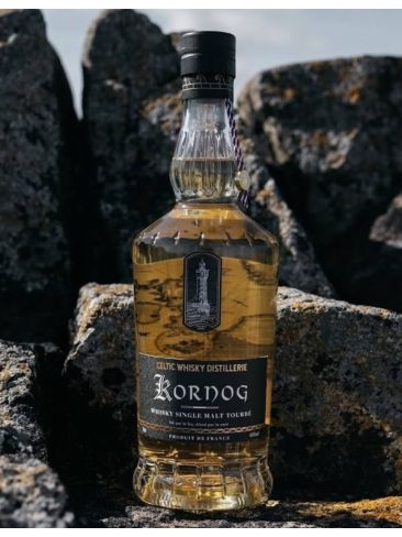 Whisky Breton Single malt tourbé KORNOG
