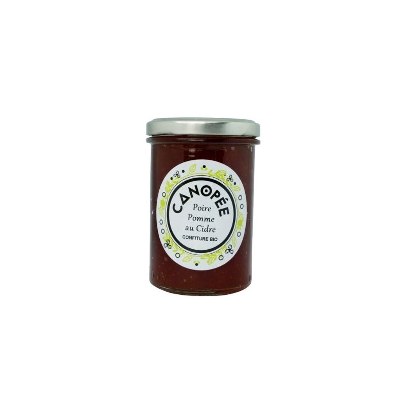 Confiture ” Poire-Pomme au cidre” Canopée - 250g