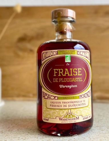 Liqueur de fraise de Plougastel Bio - Warenghem
