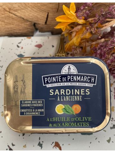 Sardines huile d'olive et aromates - 115g