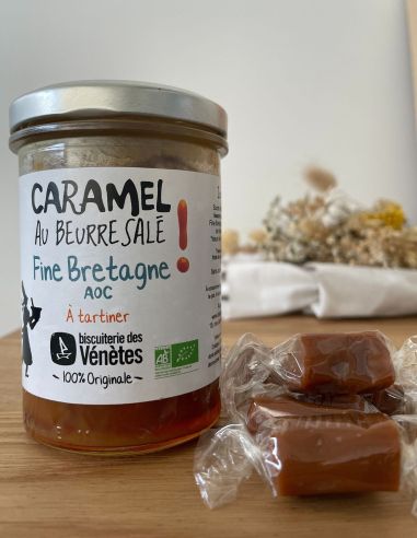 Caramel au beurre salé à la Fine de Bretagne - 220 g