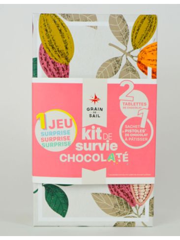 Coffret kit de survie chocolaté