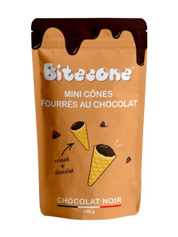 Mini cônes | Chocolat noir