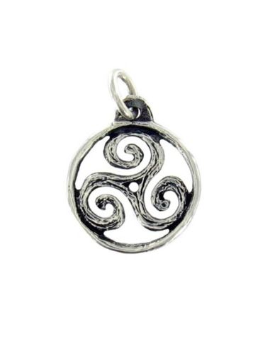 Pendentif Triskel cerclé