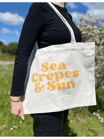 Cabas "Sea Crêpes & Sun"