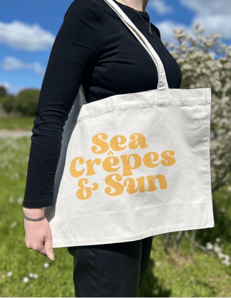 Cabas "Sea Crêpes & Sun"