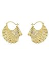 Boucles d'oreilles | Coquille Saint-Jacques