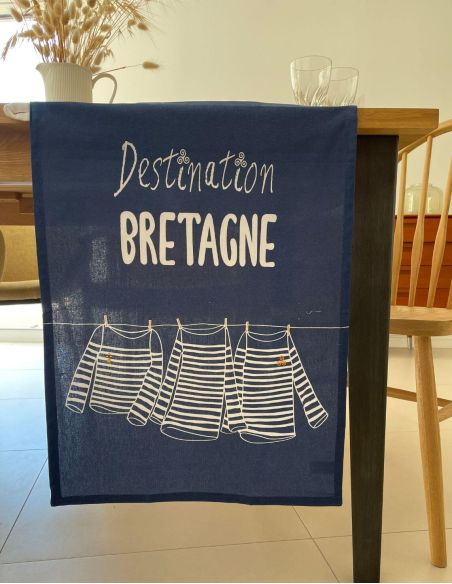 Torchon "Destination Bretagne"