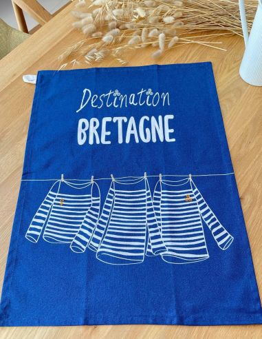 Torchon "Destination Bretagne"