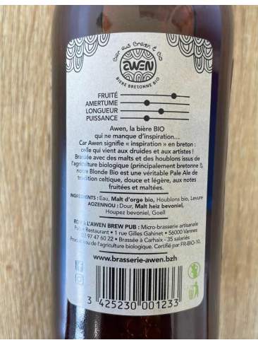 Bière Awen - Blonde