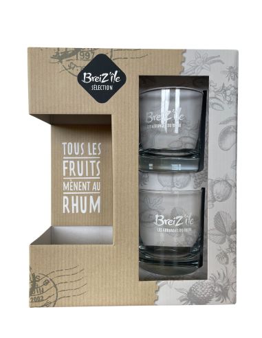 Coffret Sélection + 2 verres - Breizh'île