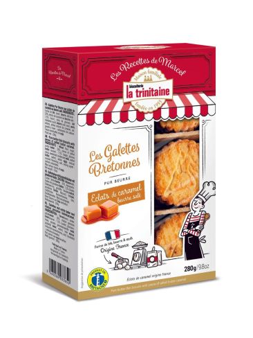 Galettes bretonnes éclats de caramel - La Trinitaine