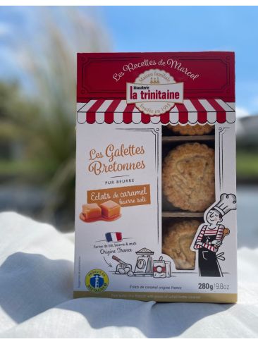 Galettes bretonnes éclats de caramel - La Trinitaine
