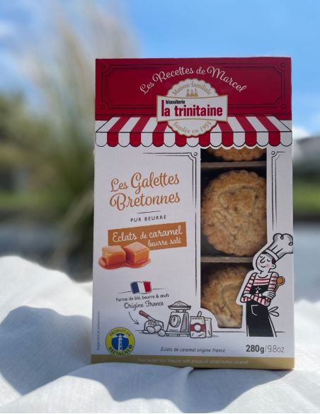 Galettes bretonnes éclats de caramel - La Trinitaine