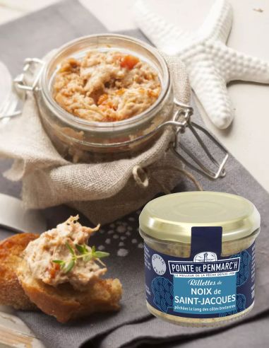 Rillettes de noix de Saint-Jacques - 100g