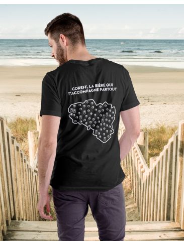 Tee Shirt noir Bretagne - Coreff