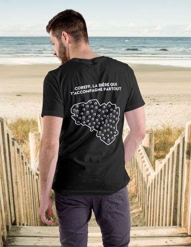 Tee Shirt noir Bretagne - Coreff