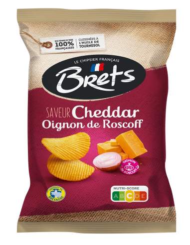 Chips saveur Cheddar/Oignons de Roscoff - Brets