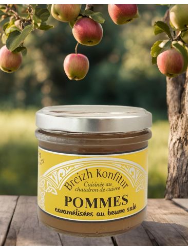 Confiture pommes caramélisées