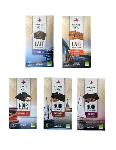 Pack découverte 5 chocolats - Grain De Sail