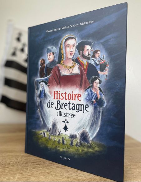 Livre Histoire de Bretagne illustré