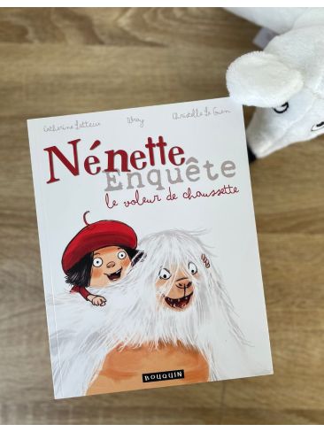 Livre Nénette Enquête "le voleur de chaussettes"