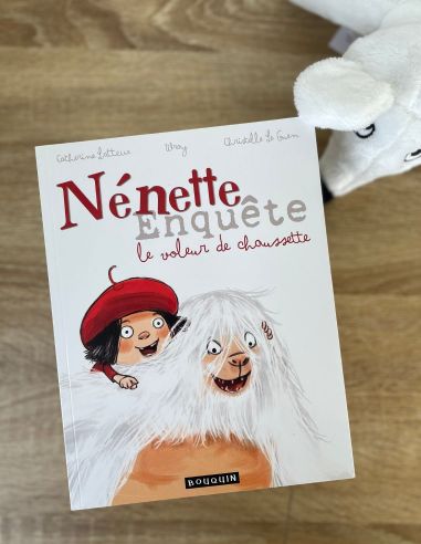 Livre Nénette Enquête "le voleur de chaussettes"