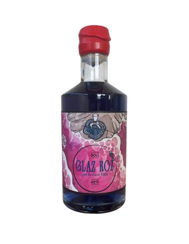 Blauer Gin Glaz Roz - Brennerei von Dinan