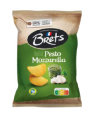 Chips Saveur Pesto Mozzarella - Brets