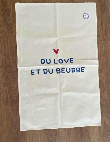 Torchon "Du Love et Du Beurre"