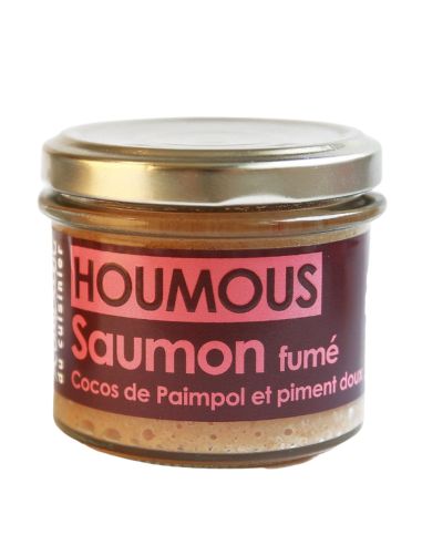 Houmous de saumon fumé, cocos de Paimpol & piment doux 90g