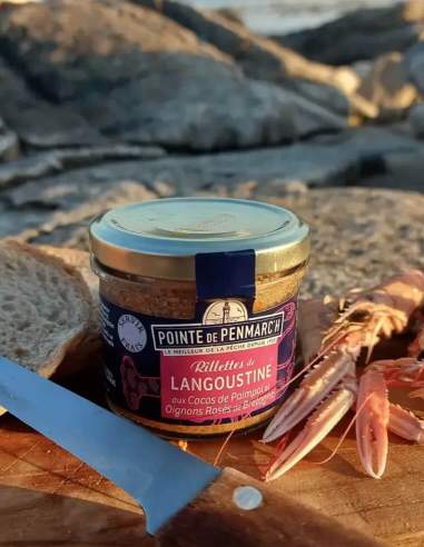 Rillettes De Langoustines Aux Coco De Paimpol & Oignons Rosés -100g