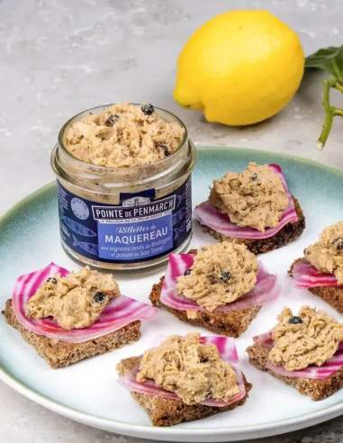 Makrelenrillettes mit Ziegenkäse - 100g