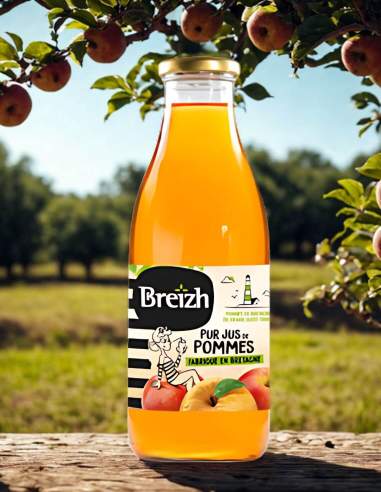 Jus de pomme Breizh - 1L