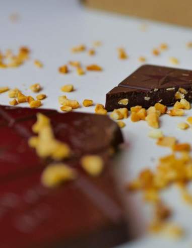 Tablette chocolat noir noisettes torréfiées - Grain de Sail