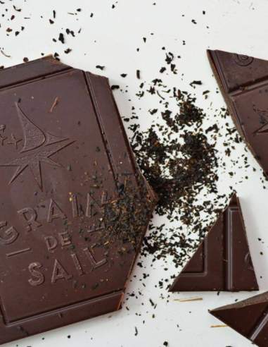 Tableta de chocolate negro y té Earl Grey - Grain de Sail