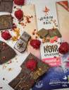 Tableta de chocolate negro, frambuesas y praliné - Grain de Sail