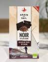 Tableta de chocolate negro con trozos de granos de cacao 75% - Grain de Sail