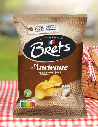 Chips a la antigua con sal de Guérande - Brets