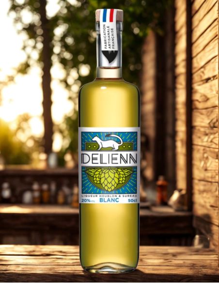 Liqueur de houblon et sureau