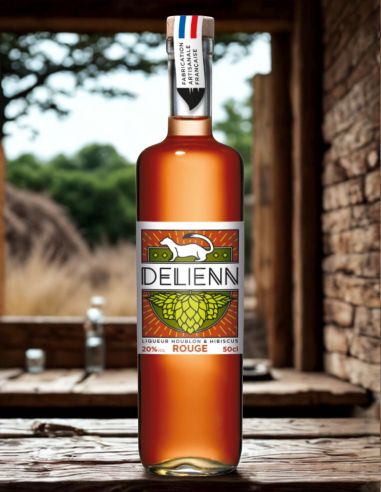 Liqueur de houblon et hibiscus