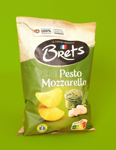 Chips con sabor a Pesto Mozzarella - Brets