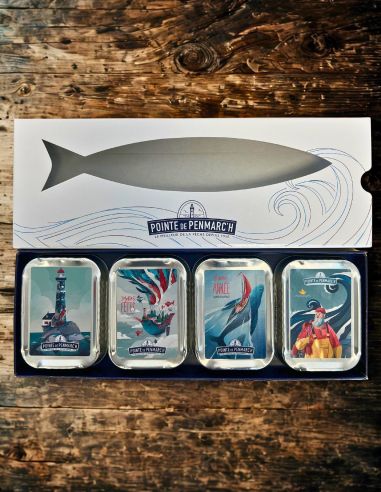 Coffret Festif - lot de 4 boîtes de 115 g
