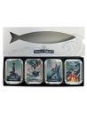 Coffret Festif - lot de 4 boîtes de 115 g