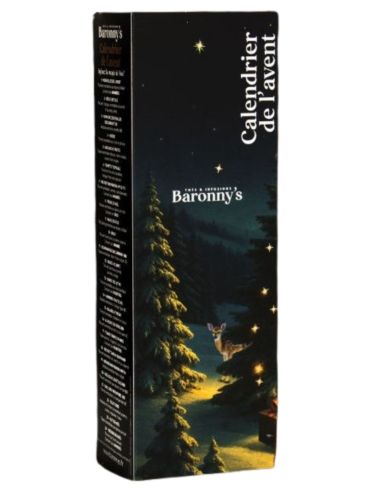 Calendrier de l’Avent thés et tisanes Baronny’s