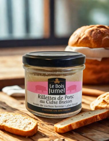 Rillette porc cidre breton - 90g