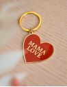 Porte-clés Coeur "Mama love"